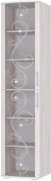 Стеклопенал Флоренция, Ясень белый Стеклопенал Флоренция, Ясень белый