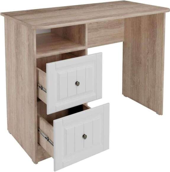 Богуслава М16 Стол письменный Дуб Баррик/крем