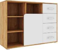 Дастин Комод Дуб Крафт золотой / Белая Аляска