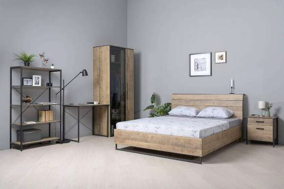 Стол письменный Трувор 12.98 N, Дуб Гранж Песочный, Интра