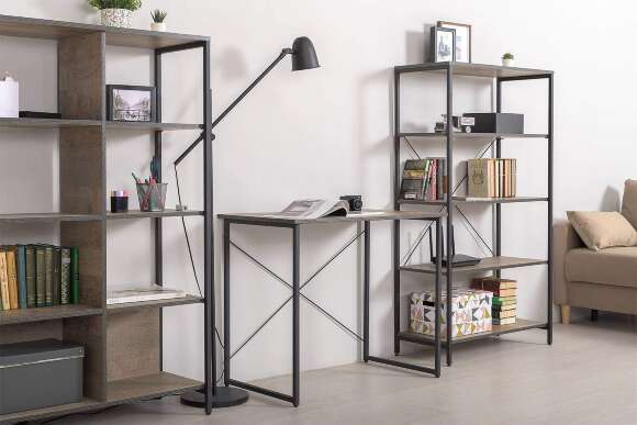 Стол письменный Трувор 12.98 N, Дуб Гранж Песочный, Интра