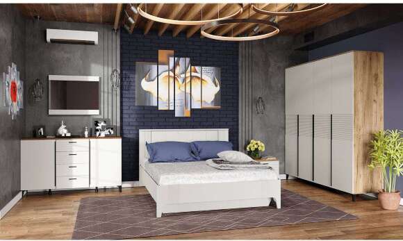 Кровать с подъемным механизмом 160х200 Белла, тальк Кровать с подъемным механизмом 160х200 Белла, тальк