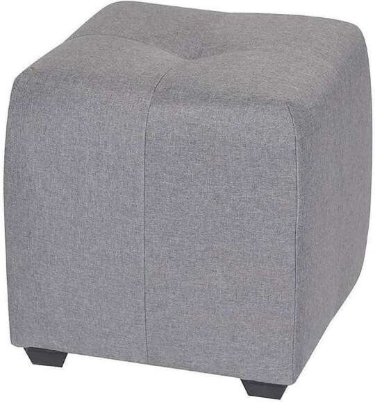 Пуф Николь Серый рогожка