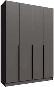 Распашной шкаф Мадрид 1,6, Графит серый Распашной шкаф Мадрид 1,6, Графит серый