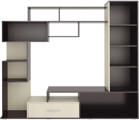 Стенка Диско дуб феррара / дуб кремона