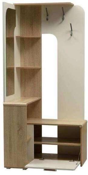 Прихожая Антре угловая Дуб сонома/Белый Прихожая Антре угловая Дуб сонома/Белый