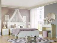 Спальня Оливия комплектация 4 Дуб Сонома/белое дерево Спальня Оливия комплектация 4 Дуб Сонома/белое дерево