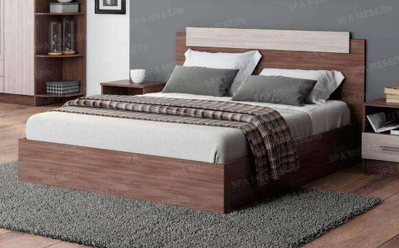 Кровать 140х200 ЭКО Эра (Ясень Шимо) Кровать 140х200 ЭКО Эра (Ясень Шимо)