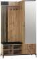 Шкаф для прихожей Либерти 51.22 (опора h150) Дуб вотан/Черный Шкаф для прихожей Либерти 51.22 (опора h150) Дуб вотан/Черный