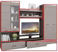 Фасад гостиной Ненси-1, капучино Фасад гостиной Ненси-1, капучино