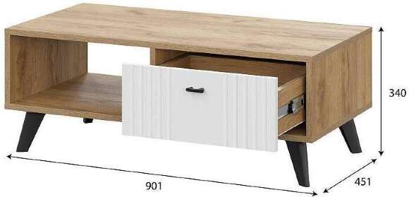 Стол журнальный Милан (SV-Мебель) Белый Стол журнальный Милан (SV-Мебель) Белый