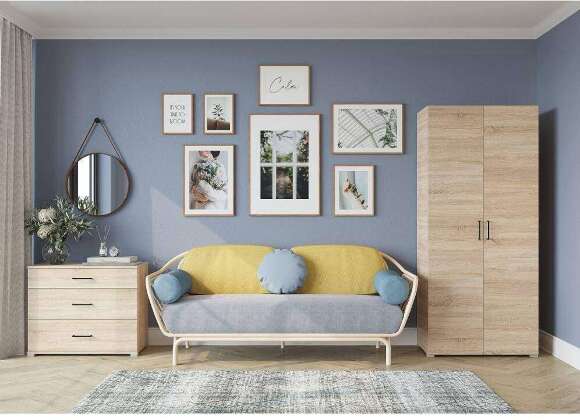 Шкаф для одежды Victor, дуб сонома Шкаф для одежды Victor, дуб сонома