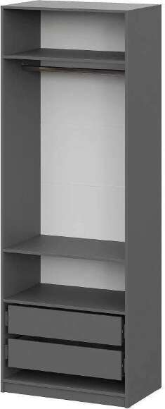 Шкаф распашной с наполнением ШК 5 (800), Графит Шкаф распашной с наполнением ШК 5 (800), Графит