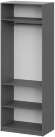 Шкаф распашной с наполнением ШК 5 (800), Графит Шкаф распашной с наполнением ШК 5 (800), Графит