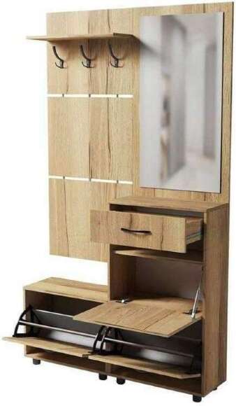 Прихожая ТП-1 + ТП-2 + ПЗ-3 + ВШ-5 Дуб Делано Прихожая ТП-1 + ТП-2 + ПЗ-3 + ВШ-5 Дуб Делано