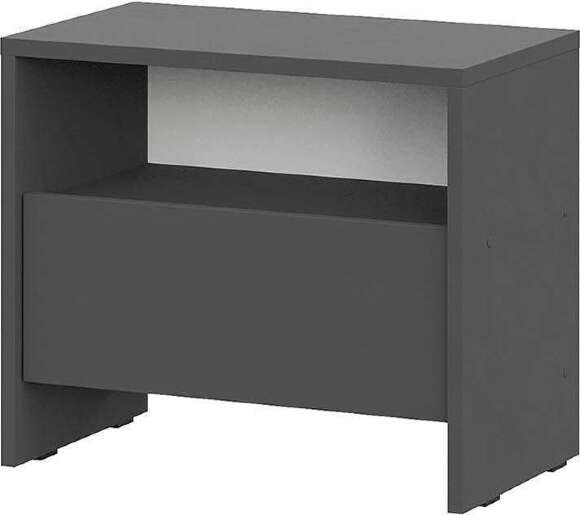 Камелия 1 тумба прикроватная (серия 2) / Графит