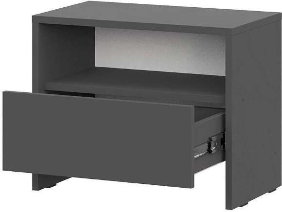 Камелия 1 тумба прикроватная (серия 2) / Графит