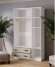 Шкаф с зеркалом и антресолью Лагуна 120 см, белый/дуб юкон Шкаф с зеркалом и антресолью Лагуна 120 см, белый/дуб юкон
