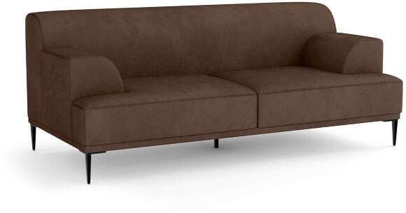 Диван 2-х местн. Бергамо велюр барни шоколад