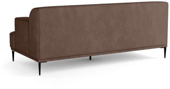 Диван 2-х местн. Бергамо велюр барни шоколад