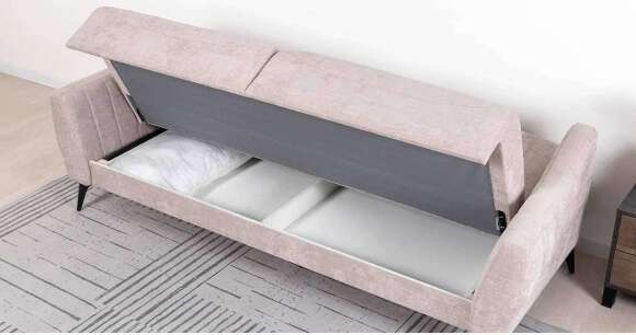 Диван кровать Наоми, Серо-Бежевый