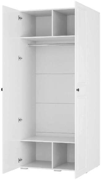 Шкаф 2-створчатый Софт ШК-02 (БТС) Белый Шкаф 2-створчатый Софт ШК-02 (БТС) Белый