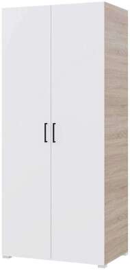 Шкаф для одежды Victor, дуб сонома/белый
