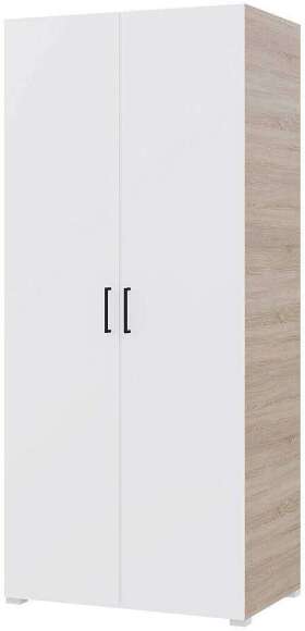 Шкаф для одежды Victor, дуб сонома/белый