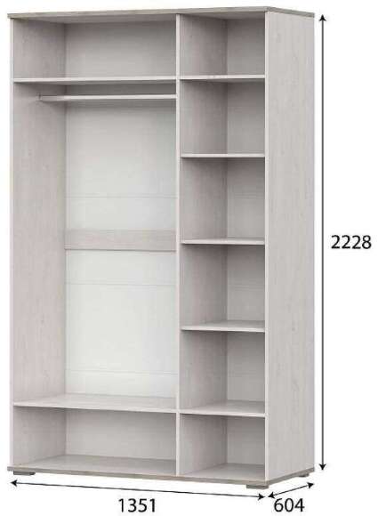 Шкаф трехстворатый  Александрия ШК-207