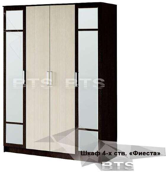 Шкаф четырехдверный Фиеста NEW БТС Шкаф четырехдверный Фиеста NEW БТС
