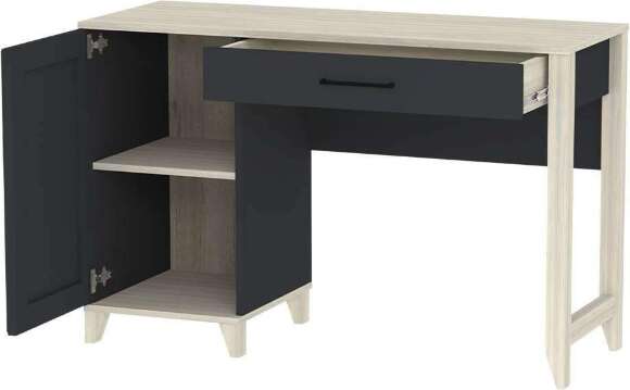 Стол туалетный Аурелио 43, Антрацит; Блеквуд Сатиновый