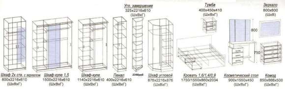 Кровать 140х200 с ящиком Сакура (БТС) с реечным настилом