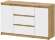 Комод комбинированный Денвер, Дуб золотой, Белый