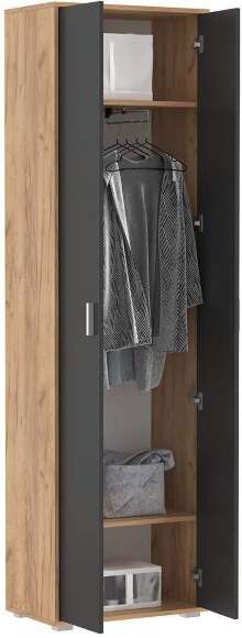 Антре шкаф 65.07 Дуб золотой / Диамант серый Антре шкаф 65.07 Дуб золотой / Диамант серый