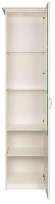 Ливерпуль Шкаф - витрина Белый/Ясень ваниль