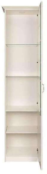 Ливерпуль Шкаф - витрина Белый/Ясень ваниль
