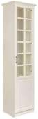 Ливерпуль Шкаф - витрина Белый/Ясень ваниль
