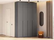 ШК 5 шкаф 1600 + антресоль / Графит