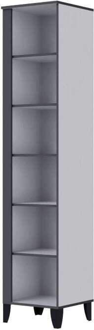 Амара Пенал закрытый белый/серый графит