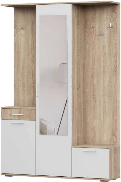 Прихожая Дюна дуб сонома / белый