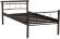 Кровать одинарная Токио 42.25-01 Металл черный