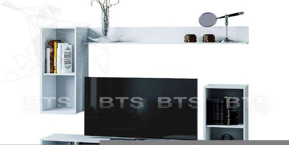 Гостиная Диаманд (БТС) Белый Глянец