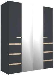 Шкаф 4-х створчатый Анона 8, антрацит