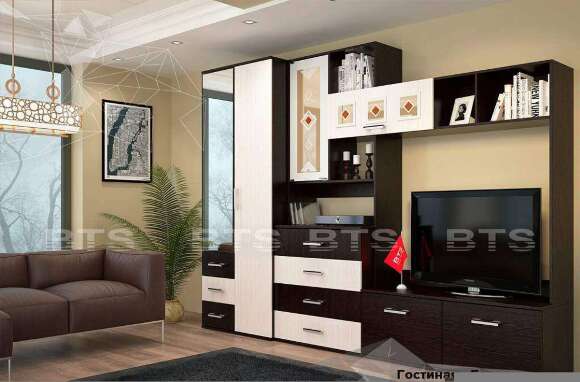 Шкаф 2-х дверный «Белла» БТС