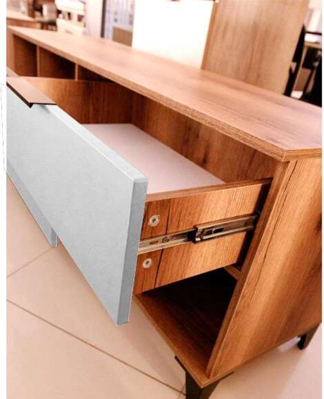 Харди тумба ТВА большая Дуб Делано Темный / Белый Харди тумба ТВА большая Дуб Делано Темный / Белый