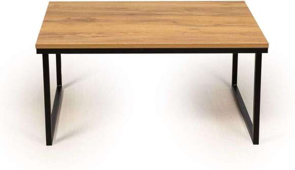 Стол журнальный Ланс Мини Дуб крафт золотой / Черный