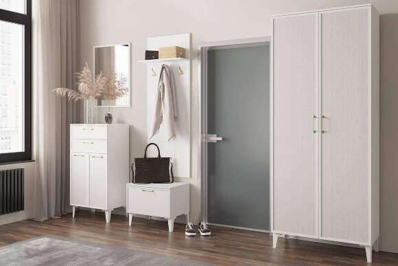 Шкаф 2-х створчатый Толедо ТШ-30, Белый Шкаф 2-х створчатый Толедо ТШ-30, Белый