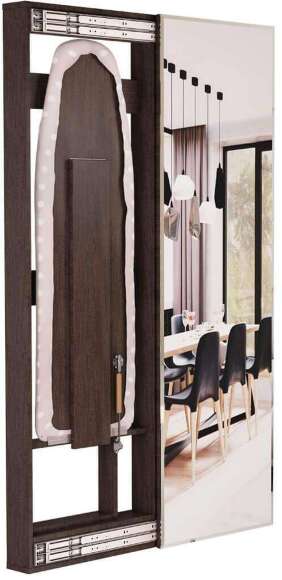 Гладильная доска Смарт БТС с зеркалом (Венге)