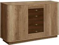 Комод комбинированный Фантазия 34.11, Дуб каньон, Дуб кальяри Комод комбинированный Фантазия 34.11, Дуб каньон, Дуб кальяри