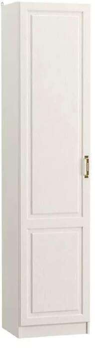 Ливерпуль Шкаф - пенал Белый/Ясень ваниль